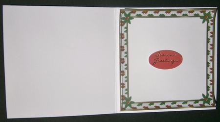 A Merry Christmas 8 x 8ins Insert 2 by Davina Rundle