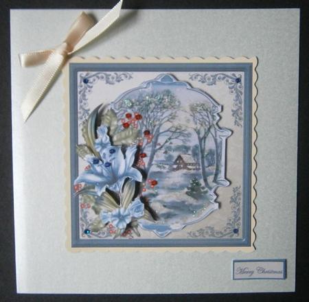 Vintage Christmas Across the River by Davina Rundle