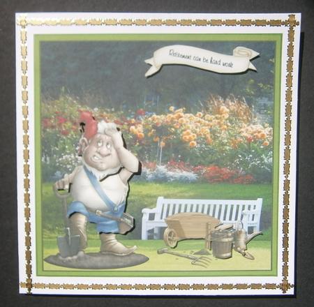 Gardening Gnome by Davina Rundle