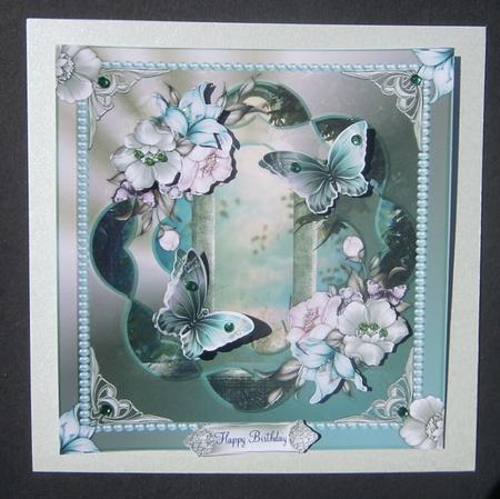 The Butterfly Wood with Decoupage by Davina Rundle