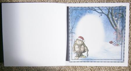 The Handsome Christmas Troll Blank Insert by Davina Rundle