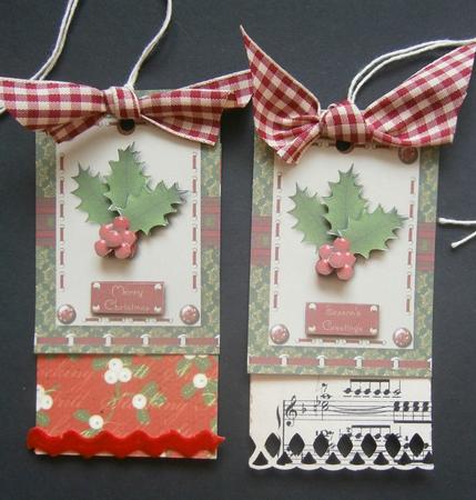Holly Christmas - Fabric & Ribbon by Davina Rundle