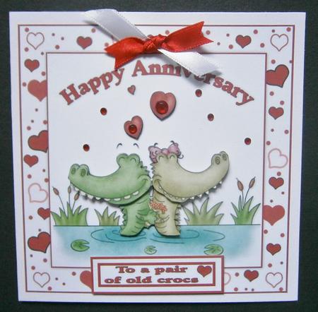 Happy Anniversary from One Old Croc to Another by Davina Rundle