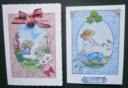 2 Cute Children Toppers by Davina Rundle