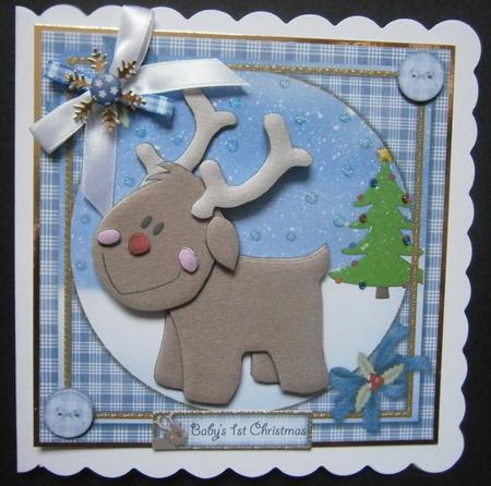 Baby Blue Rudolph by Davina Rundle