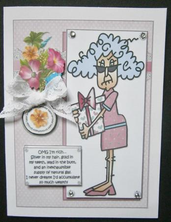Stella is Wealthy Quick Card by Davina Rundle