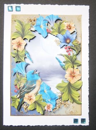 Blue Bird Singing in the Moonlight by Davina Rundle