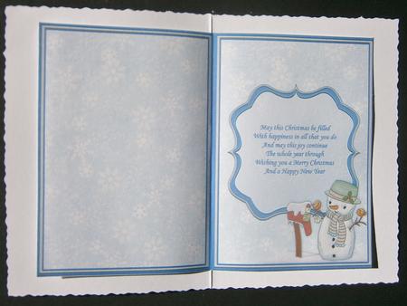 Carrot the Snowman Christmas Insert for Cup448859_68 by Davina Rundle