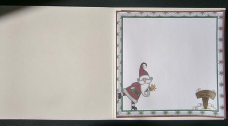 Santa & Rudolf 8 x 8ins Insert 3 by Davina Rundle
