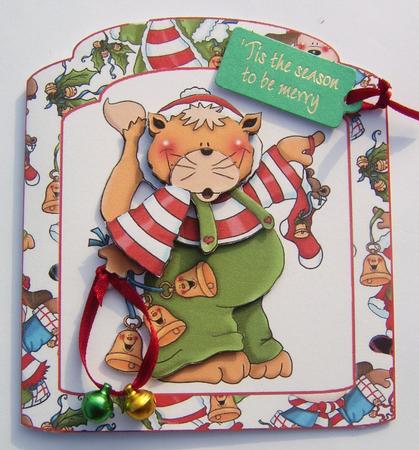 Christmas Cat by Davina Rundle