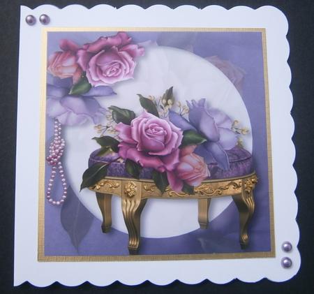 Belle Epoque Roses & Pearls - Quick Topper by Davina Rundle