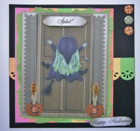 Splat! Halloween Card Topper by Davina Rundle