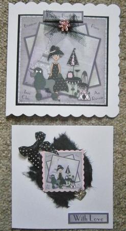 La Belle Paris 8x8 Square Card Front by Davina Rundle