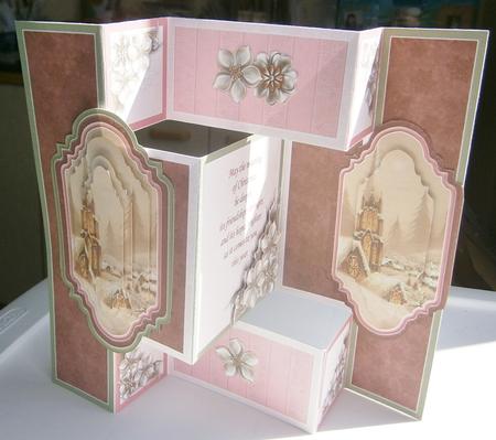 Christmas Church Glow Tri Shutter Card Mini Kit by Davina Rundle