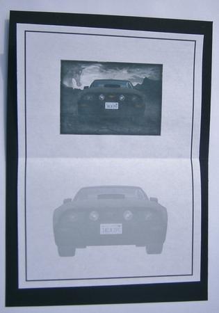 Black Mustang Blank Insert by Davina Rundle