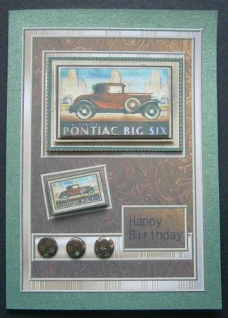 Male Card Pontiac Car Pyramids by Davina Rundle