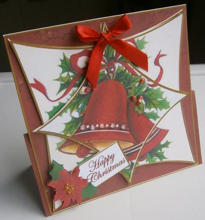 Christmas Bells 3D Star Card Mini Kit by Davina Rundle