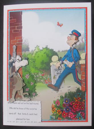 Beware of the Dog! A4 by Davina Rundle