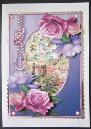 Belle Roses & Pearls at the Rose Cottage by Davina Rundle