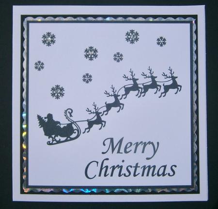 Flying Through the Sky Black and White 8x8 Square Topper by Davina Rundle