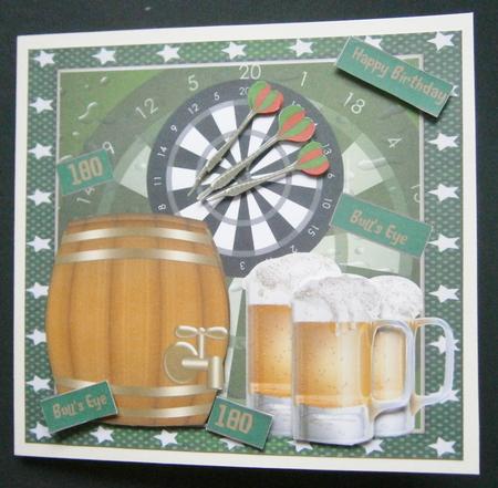 Perfection , a Pint of Beer and a Game of Darts  by Davina Rundle