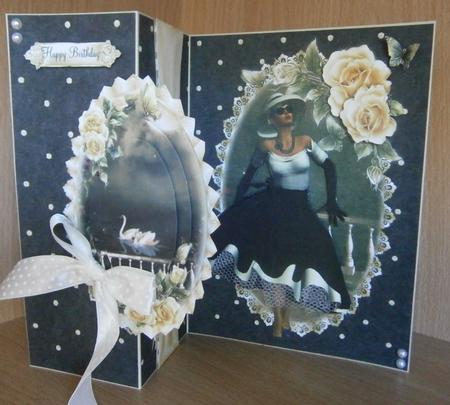 Grace,polka Dots and Roses No Holes Fold Kit by Davina Rundle