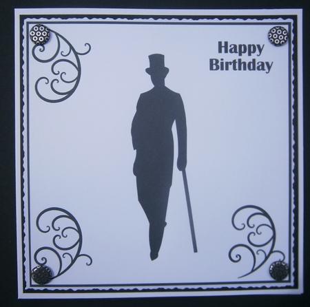 Vintage Male Birthday Topper by Davina Rundle