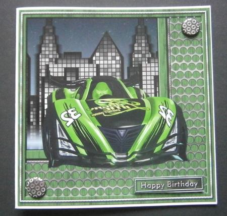 Green Racer by Davina Rundle