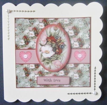 Butterfly Hearts and Roses by Davina Rundle
