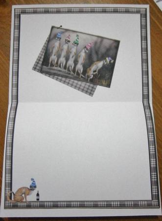 The Merry Meerkat Blank Insert by Davina Rundle