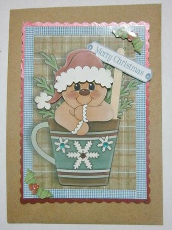 Smiley Ginger Bread Man in a Cup by Davina Rundle