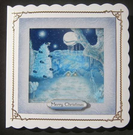Gorgeous Christmas Wintery Scene by Davina Rundle