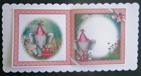 Little Pink Elephant Insert by Davina Rundle