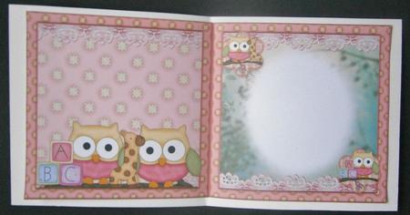 Little Owls Blank Insert by Davina Rundle