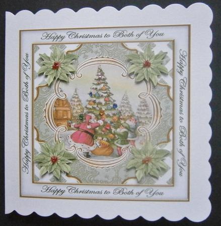 Decorate Tree Both of You Lattice Corner 8in Topper by Davina Rundle