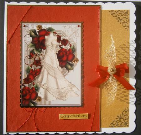 Beautiful Wedding Dress A4 by Davina Rundle