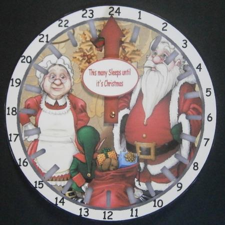 Advent Countdown Clock 7 by Davina Rundle