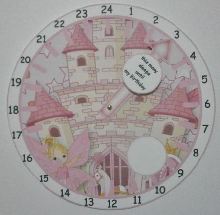 Countdown Clock Birthday Princes by Davina Rundle