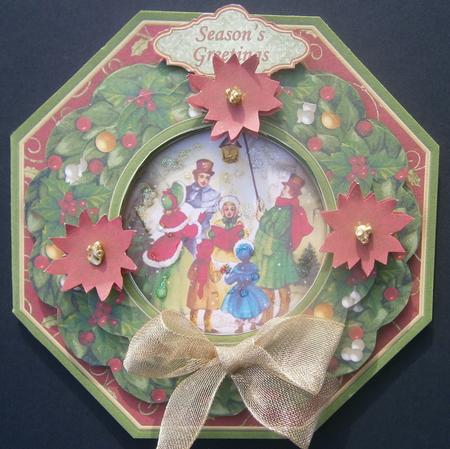 Christmas Wreath Builder Christmas Carollers Mini Kit by Davina Rundle