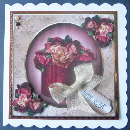 Beautiful Blush Roses in a Gift Box by Davina Rundle