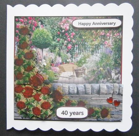 Ruby Garden of Roses by Davina Rundle