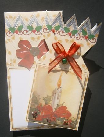 Single Candle Cracker Card & Envelope Mini Kit by Davina Rundle