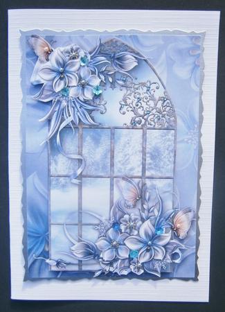 Enchanted Wynter Florals Window by Davina Rundle