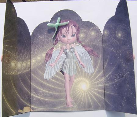 Molly Fairy Gatefold Card by Davina Rundle
