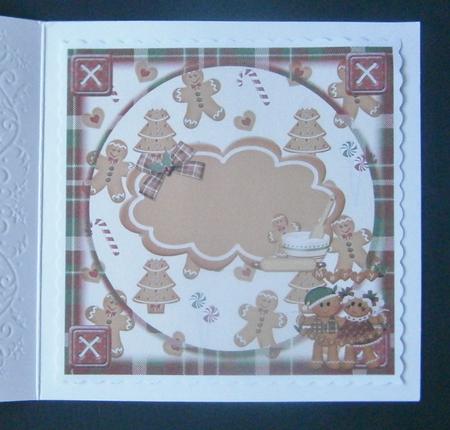 Insert to Compliment Gingerbread Christmas by Davina Rundle