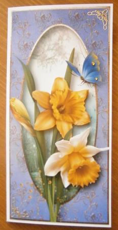 2 Spring Daffodil Dl Toppers by Davina Rundle