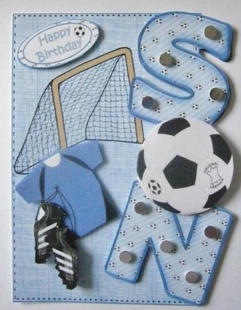 Footall Son Blue Over the Edge by Davina Rundle