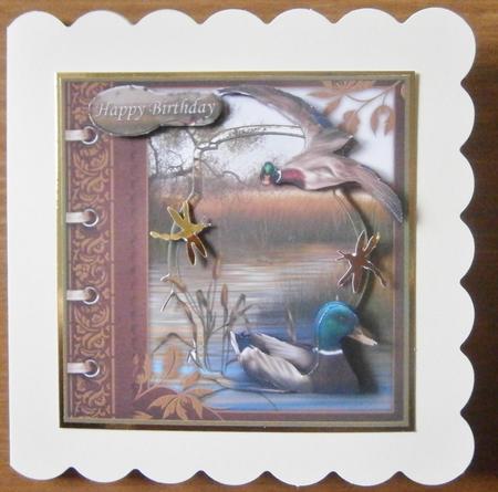 Down by the River Card Topper & Quick Decoupage by Davina Rundle