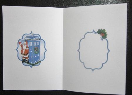 Dr Who Christmas Insert by Davina Rundle