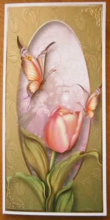 2 Spring Tulips Dl Toppers by Davina Rundle